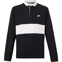 Nike Polo rugby manches longues - Noir, Noir