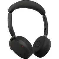 Jabra Evolve3 65 Flex UC (Sans fil, USB-C, Unify), Casque micro de bureau, Noir