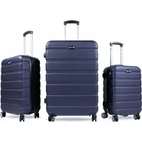AGA Travel Ensemble de valises de voyage MR4650 Bleu