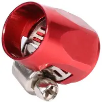OEM Raccord de terminaison en aluminium, type AN6, collier de serrage pour tube de 15 mm de diamètre extérieur, avec vis de sécurité