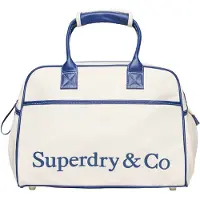 Superdry Sac de voyage 'Heritage' bleu foncé / blanc cassé