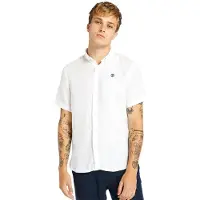 Timberland Mill River Short Sleeve Shirt Blanc 3XL Homme