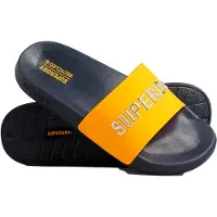 Superdry Code Logo Vegan Slides Jaune EU 42-43 Homme