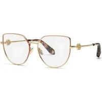 Roberto Cavalli Vrc048 Woman Glasses Doré Femme