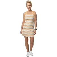 Salty Crew Layover Sleeveless Short Dress Beige M Femme