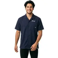 Superdry Merchant Resort Short Sleeve Shirt Bleu 3XL Homme