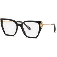 Chopard Vch402s Geometric Woman Glasses Noir 135/53 mm Femme