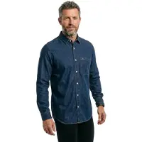Calvin Klein K10k114289 Long Sleeve Shirt Bleu S Homme