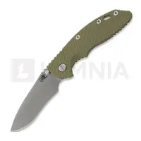 Hinderer XM-18 3.5 Recurve Magnacut Non-Flipper Working Finish OD Green G-10