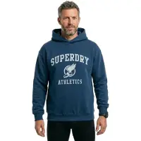 Superdry pour homme. M2014384A Vintage Oversized Sweatshirt navy (XXL), Casuel, Coton, Manche longue, Marine