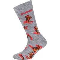 Super.natural Dachshund Socks 2 Pairs Gris EU 45-48