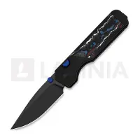 Kizer Cutlery Couteau pliant Militaw 315 M390, Nebula FatCarbon & Black Aluminum, Matte DLC Ultra