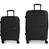 Gabol Steady Spinner Expandable 113.8l Trolley Bag 2 Units Noir