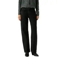 Pepe Jeans pour femme. PL20490269S3 Jeans Loose Nicky noir (25/32), Casuel, Coton