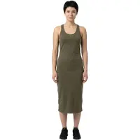 Armani Exchange pour femme. XW000820AF13729U7043 Robe cintrée verte (S), Casuel, Viscose, Sans manches / bretelles