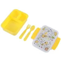 Itotal - Boîte à repas pour enfants « BEE » avec couverts (ID2032), Lunch box, Multicolore