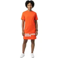 Karl lagerfeld Jeans B1w13054 Short Sleeve Short Dress Orange XS Femme