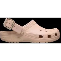 Crocs Sabots enfant Classic Metallic Buckle Clog K filles - Rose - 36 / 37