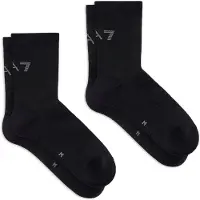 EA7 unisex. 7X000579_AF22658 Chaussettes Running Crusher noires (XXL), Sport, Synthétique