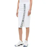 EA7 pour femme. 7W001156_AF12501 Jupe Natural Ventus blanc (S), Casuel, Polister recyclé