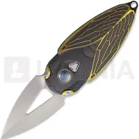 Rike Knife Couteau pliant Cicada Button Lock Gray