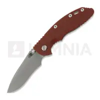 Hinderer XM-18 3.5 Recurve Magnacut Non-Flipper Working Finish Red G-10