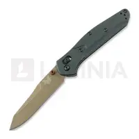 Benchmade Couteau pliant Osborne S90V Taiga Green