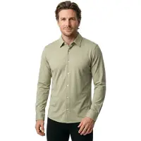 BOSS 50567146 Long Sleeve Shirt Beige S Homme