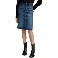 Lee 112385712 Regular Fit Midi Skirt Bleu 32 Femme