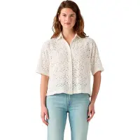Levi's Harlie Short Sleeve Shirt Blanc M Femme