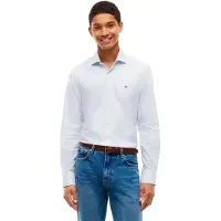 Tommy Hilfiger Mw0mw44738 Long Sleeve Shirt Blanc 39 Homme
