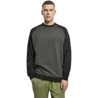 Build Your Brand Raglan Sweater Gris 2XL Homme
