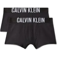 Calvin Klein B70b700509 Boxers 2 Units Noir 12-14 Years Garçon