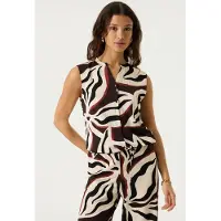 Garcia femme Top, L, Brun