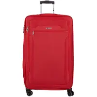 Brak Grande valise souple rouge de 80 cm avec extension