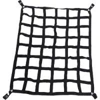 Gistuch Filet à bagages pour pick-up, très résistant, réglable, multifonctionnel, robuste, panier de galerie avec crochets en S, 127 x 106,7 cm