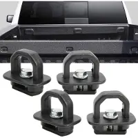 Gistuch 4 sangles d'arrimage pour plateau de camion, ancrage latéral, remplacement amovible et rétractable pour Chevy Silverado 2007-2021