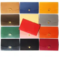 Gistuch 25 enveloppes nacrées avec cœur d'amour, colorées, pour cartes de vœux, couleur aléatoire