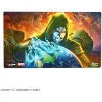 GameGenic Tapis de jeu brillant MTG Shiny Doom Reigns Supreme 61x35 cm