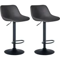 BellaFurn Ensemble de tabourets de bar modernes - Tabourets design - Grand confort d'assise, rotation à 360