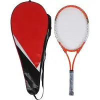 Gistuch raquette de tennis 27 pouces pour adultes, adolescents, raquette de loisirs en alliage d'aluminium, nylon, avec sac, débutants, avancés, joueurs, rouge