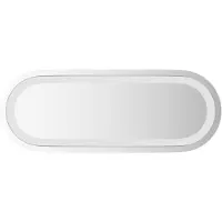 vidaXL Miroir de salle de bain LED transparent , 40 x 15 cm, en verre trempé