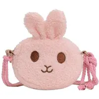 OEM Sac bandoulière en peluche / Sac à travers le corps - 19 x 9 cm - Idéal pour les sorties - Sac pour filles