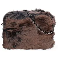 Gave Lux Sac bandoulière pour femmes de la marque , en cuir de veau avec détails en crin, avec bandoulière réglable, fabriqué en Italie