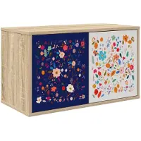 vidaXL Meuble TV mural MAINZ, 69 x 33 x 40 cm, imitation chêne Sonoma