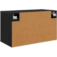 vidaXL Meuble TV mural BORNE, 69 x 33 x 40 cm, panneaux de particules