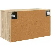 vidaXL Meuble TV mural HEESCH, 69 x 33 x 40 cm, imitation chêne Sonoma