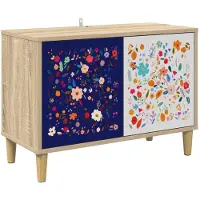 vidaXL Meuble TV MAINZ, 69 x 33 x 50 cm, panneaux de particules imitation bois Sonoma