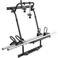 Menabo Porte-vélos arrière Tremont Ram Pro Master 2013+ pour 2 vélos, compatible avec les camping-cars et les caravanes - Aluminium