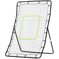 BellaFurn Filet de rebond pour baseball - Filet d'entraînement | Couleur : Noir | Dimensions : 80 x 90 x 140 cm